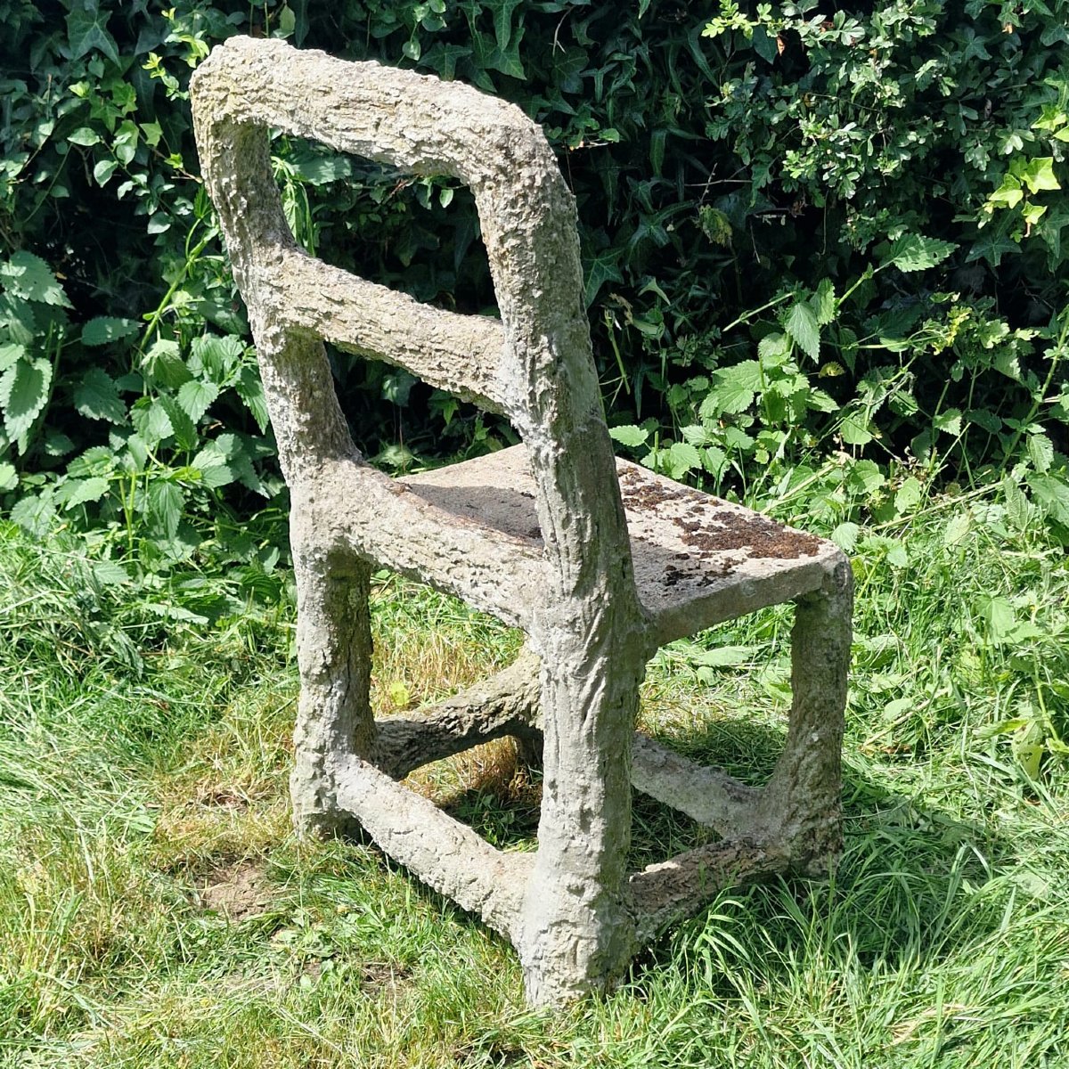 Chaise en faux bois-photo-4