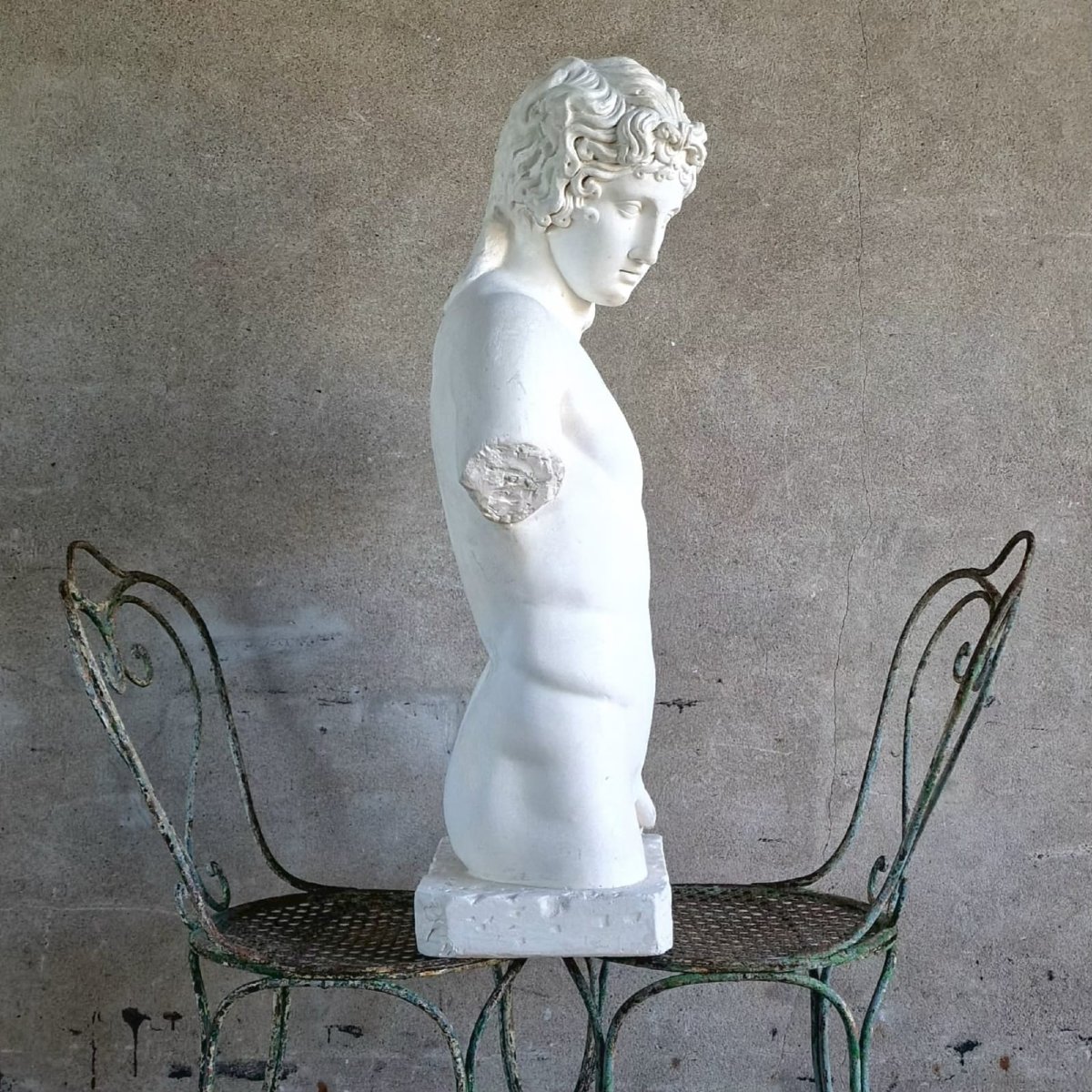 Greek Torso In Plaster-photo-1