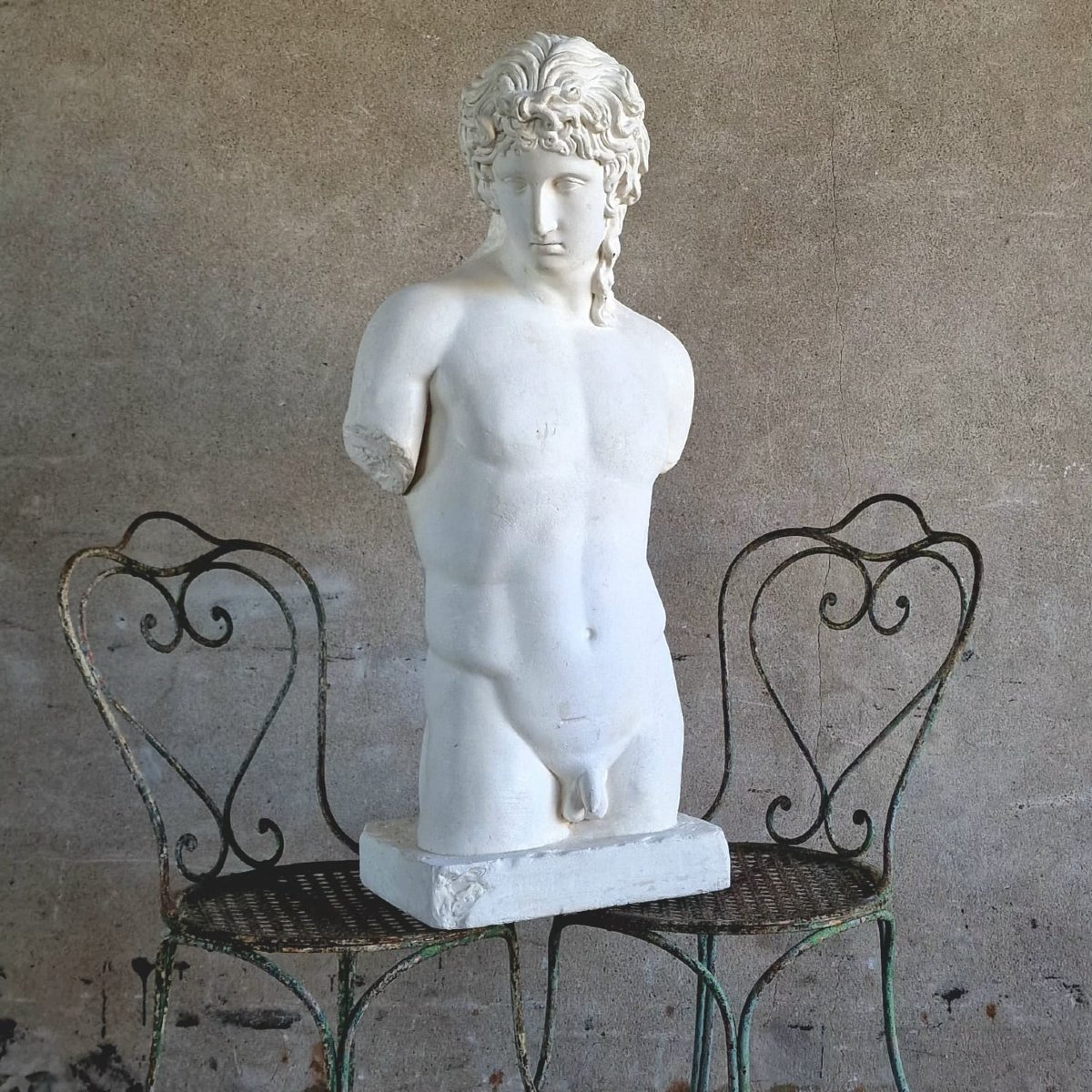 Greek Torso In Plaster