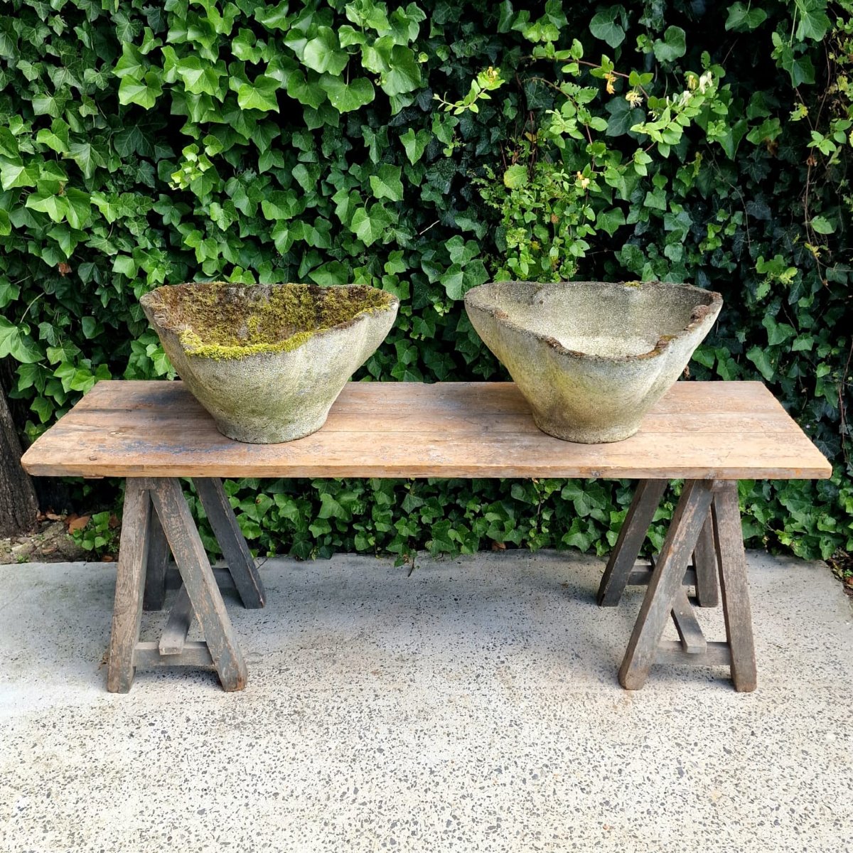 Grandes jardinières en forme de trèfle-photo-2