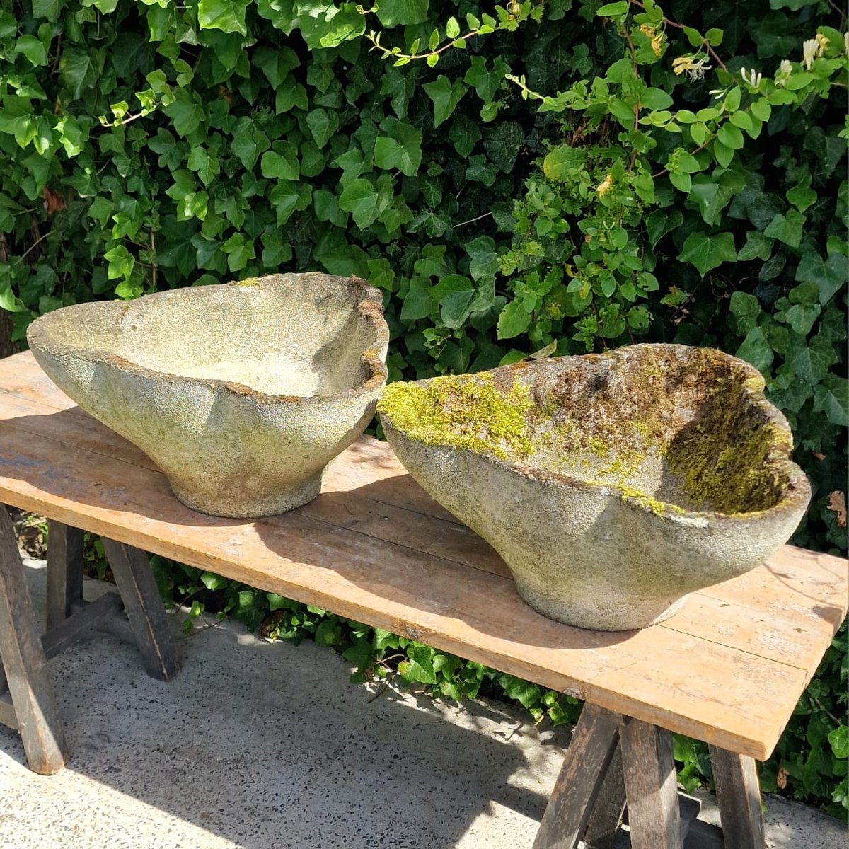 Grandes jardinières en forme de trèfle-photo-3