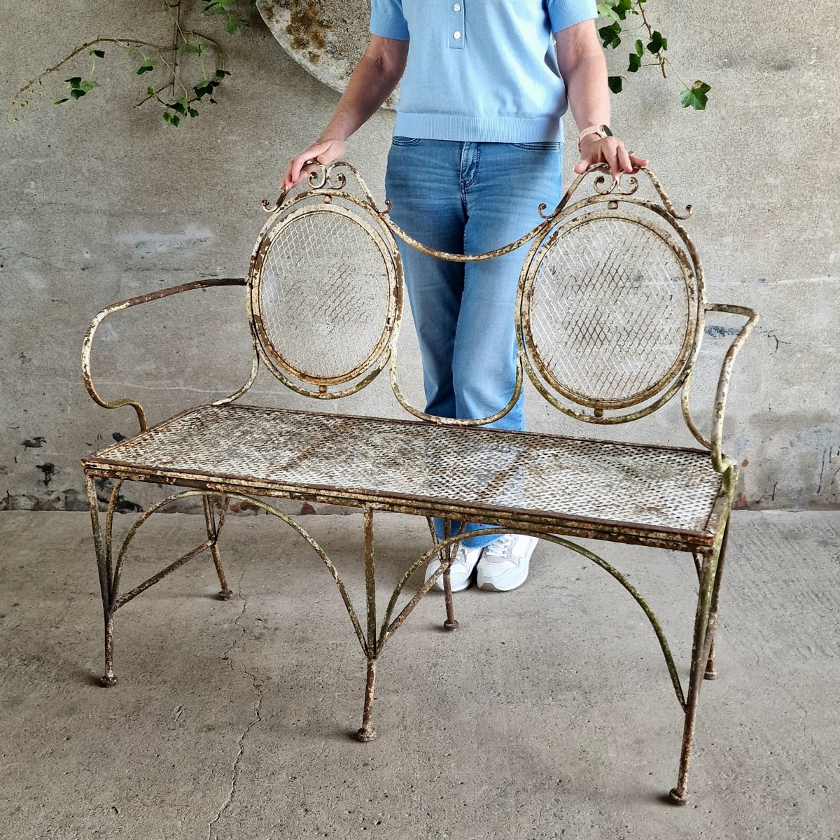 Banc de jardin 2 places-photo-3