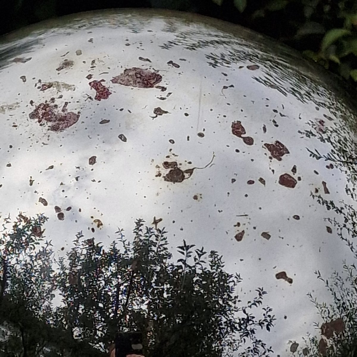 Witch Ball On Stand-photo-3