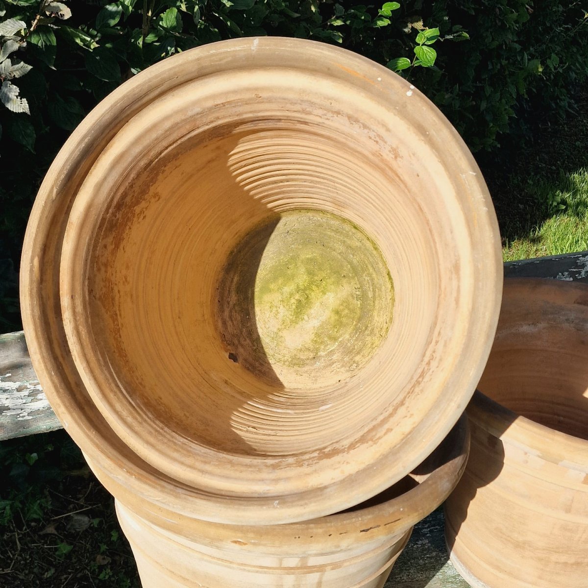 3 grands pots en terre cuite-photo-2