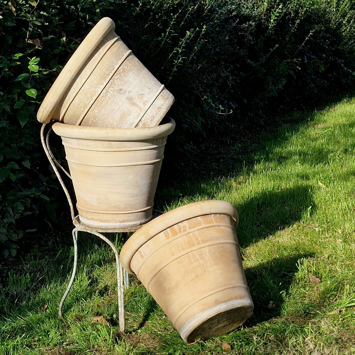 3 grands pots en terre cuite-photo-4