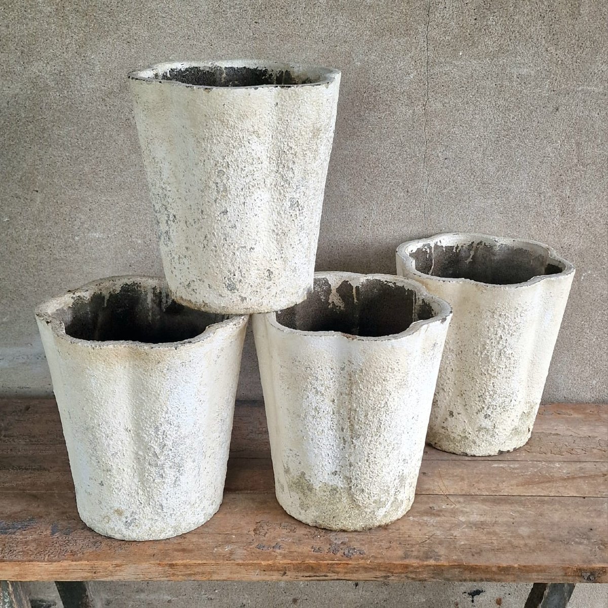 4 jardinières blanches-photo-4