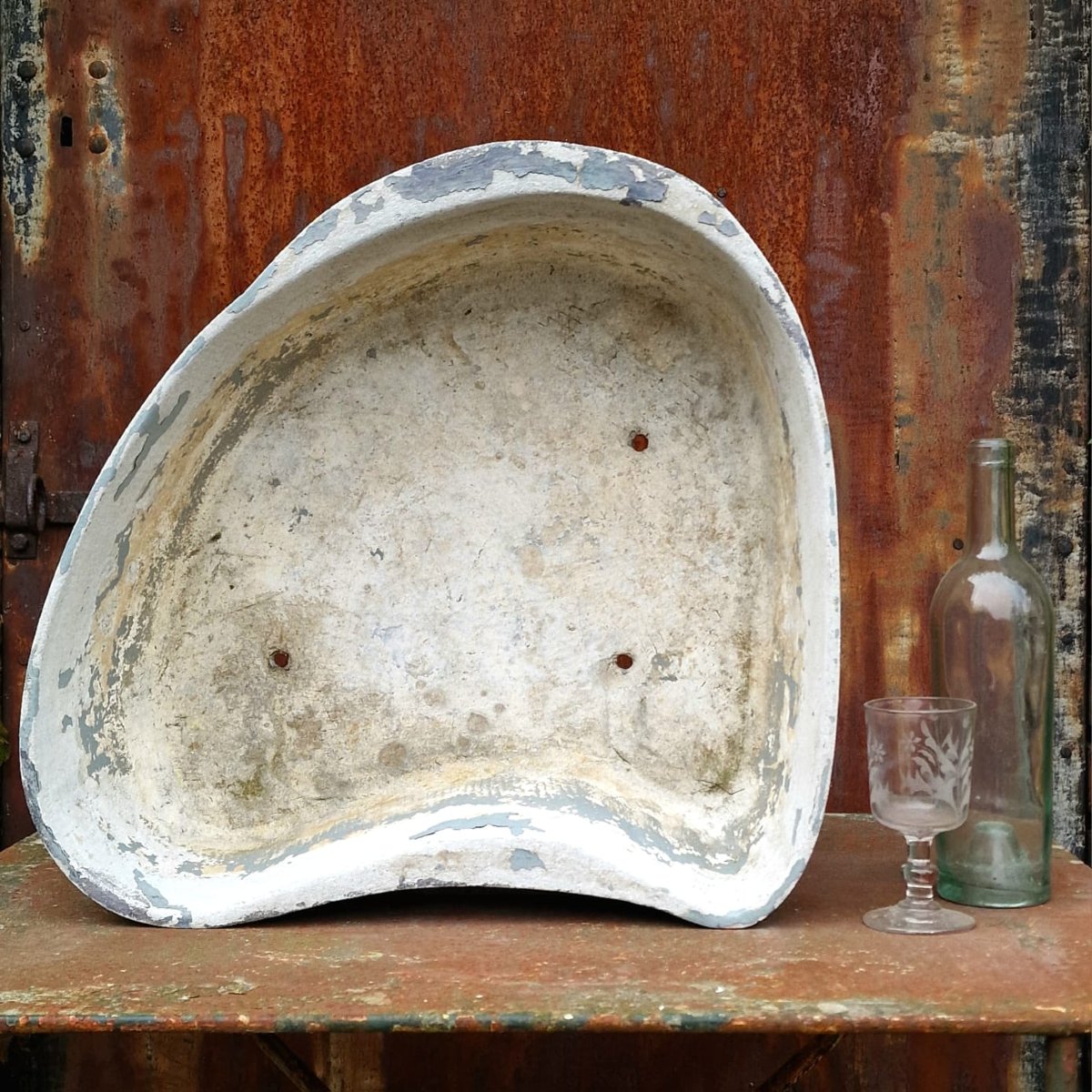 Rare Jardinière Willy Guhl-photo-3