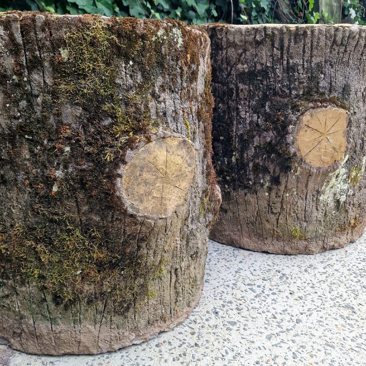 Paire de jardinières en faux bois XL-photo-2
