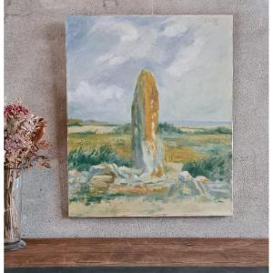 Peinture d'Un Menhir 1924