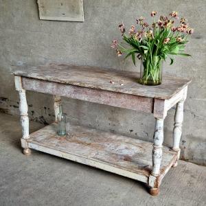 Table Console En Bois