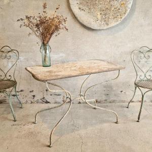 table de jardin du fin XIXe siècle