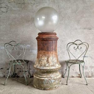 Colonne/socle en fonte