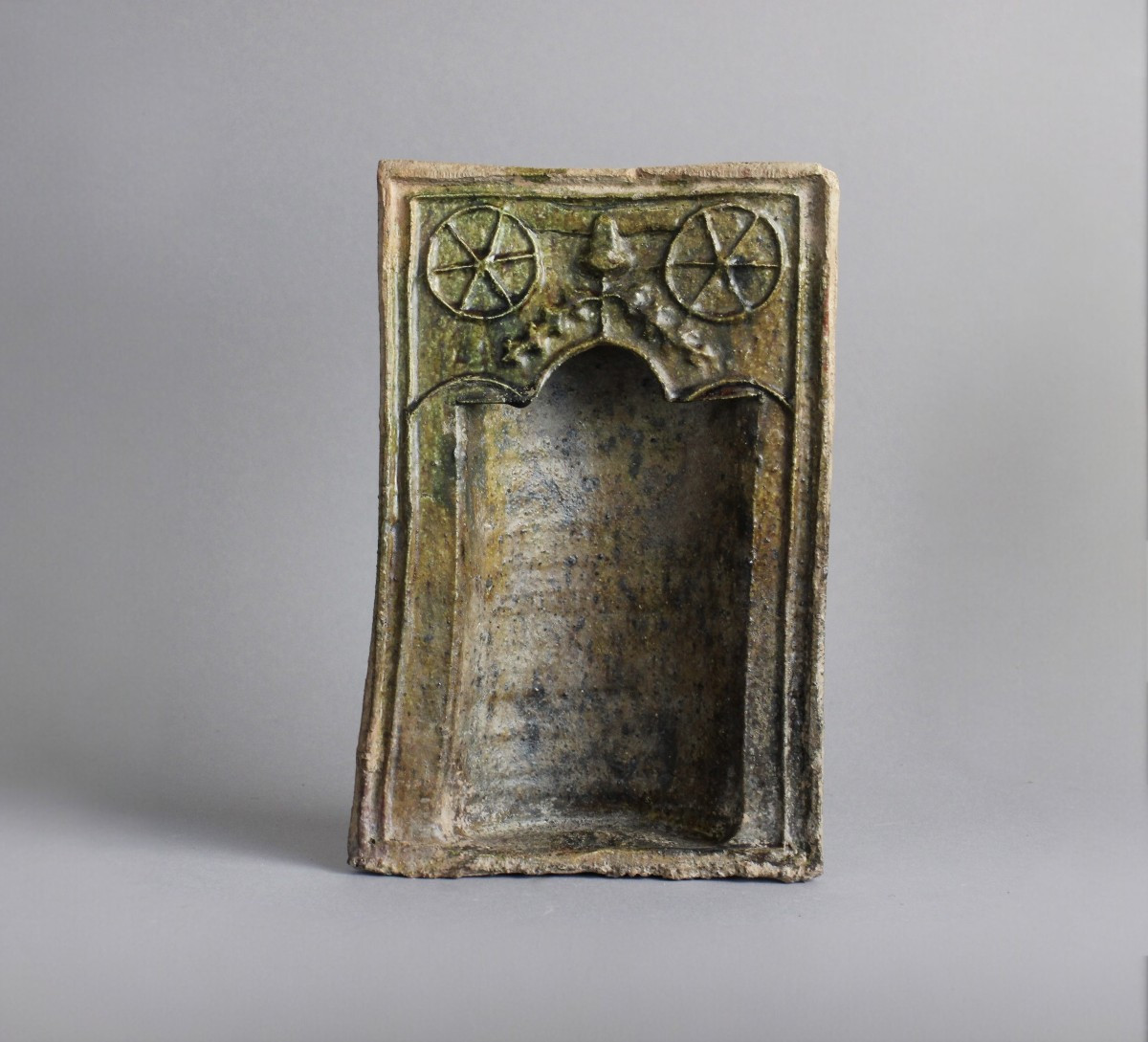 Carreau de cheminée médiéval de Cologne-photo-2