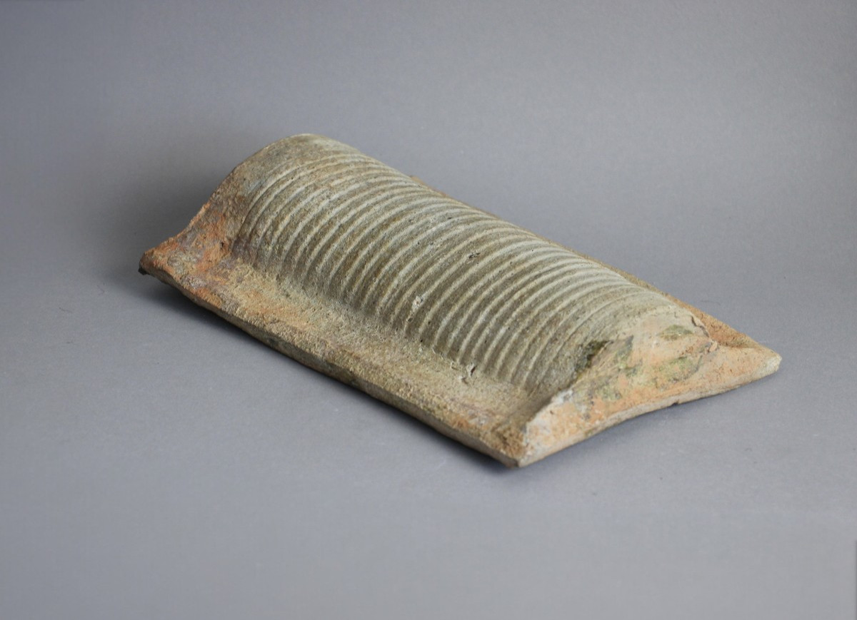 Carreau de cheminée médiéval de Cologne-photo-3