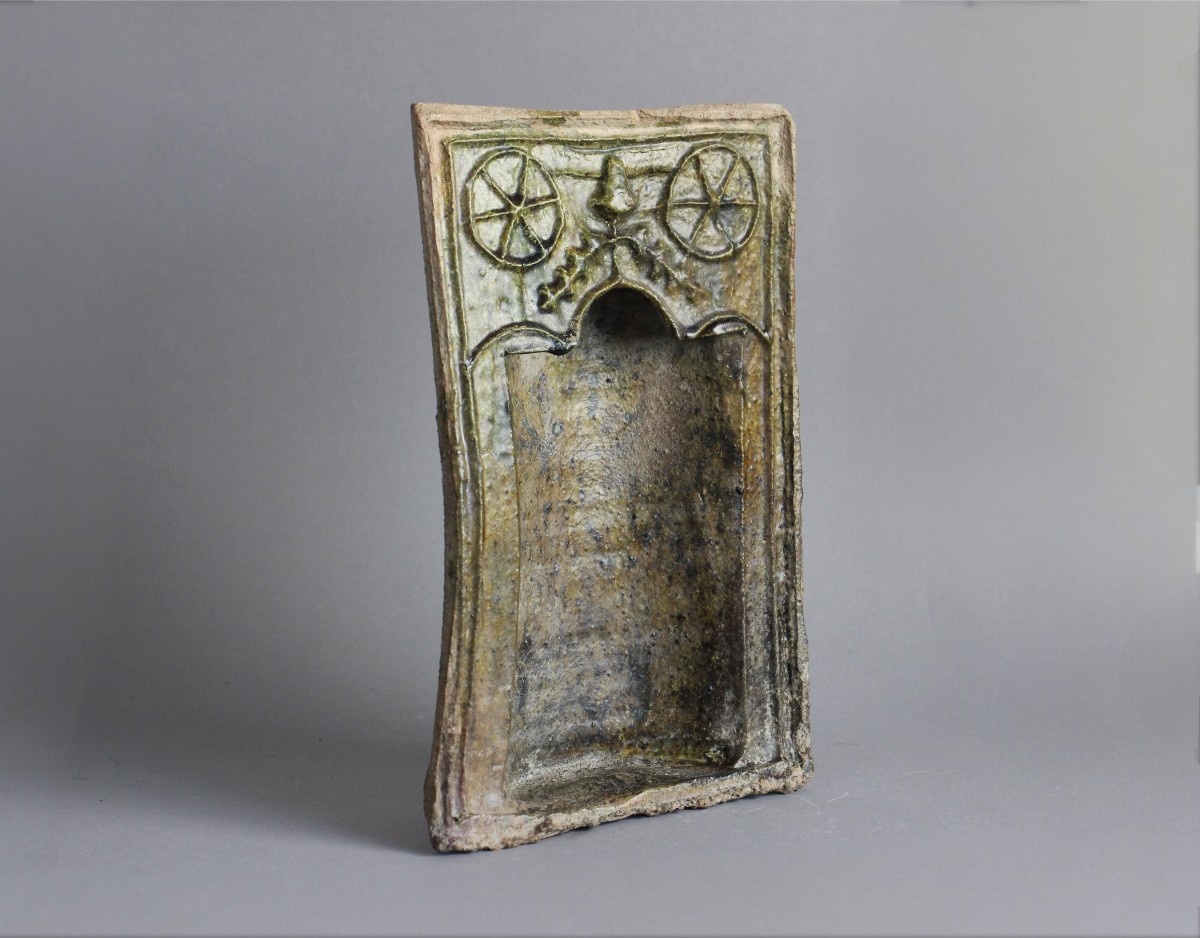 Carreau de cheminée médiéval de Cologne-photo-1