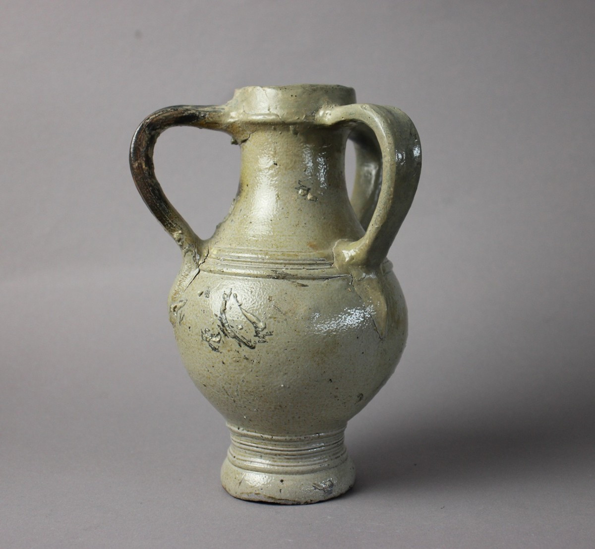 Medieval Three-handled Jug From Raeren-photo-1
