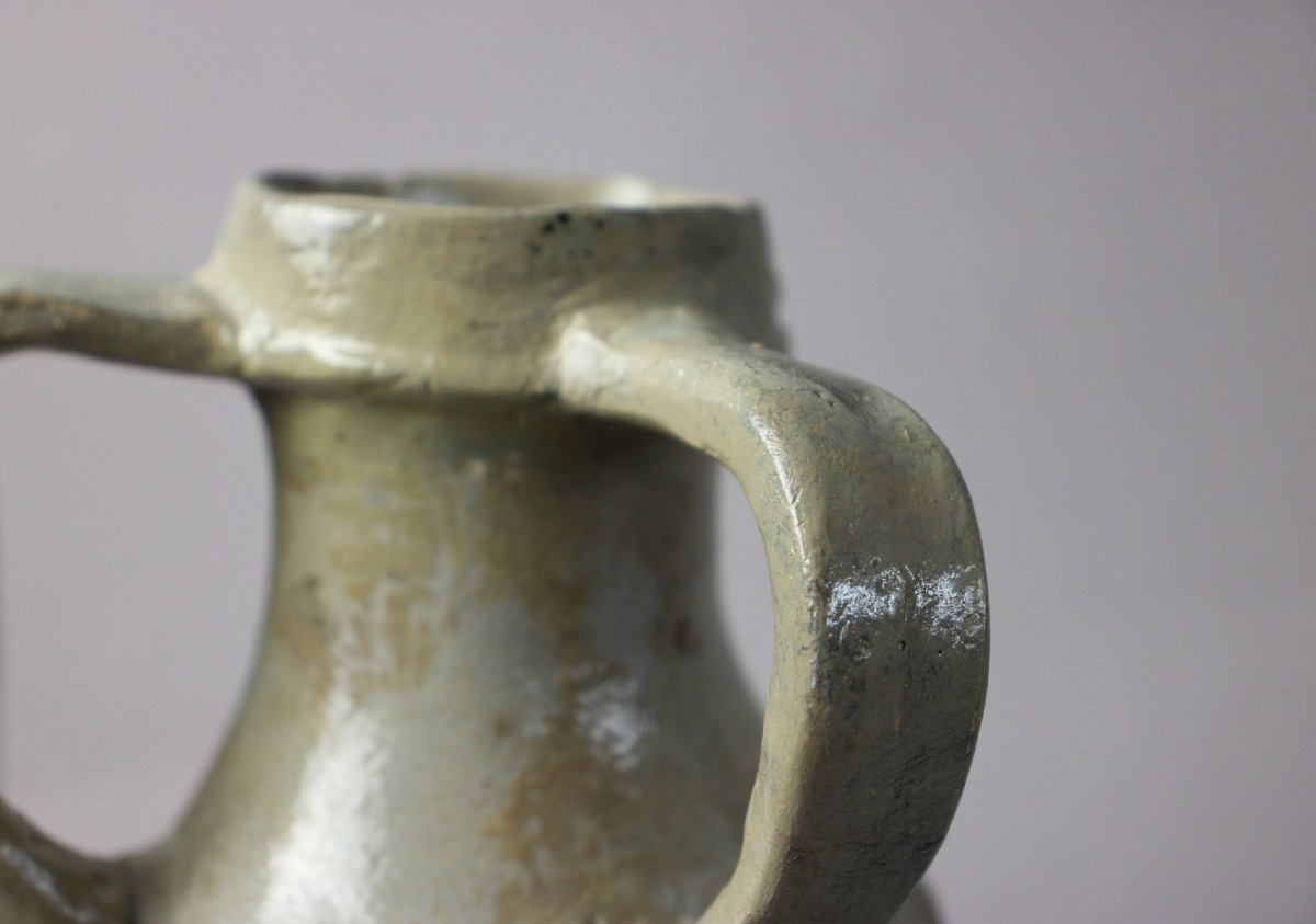 Medieval Three-handled Jug From Raeren-photo-2