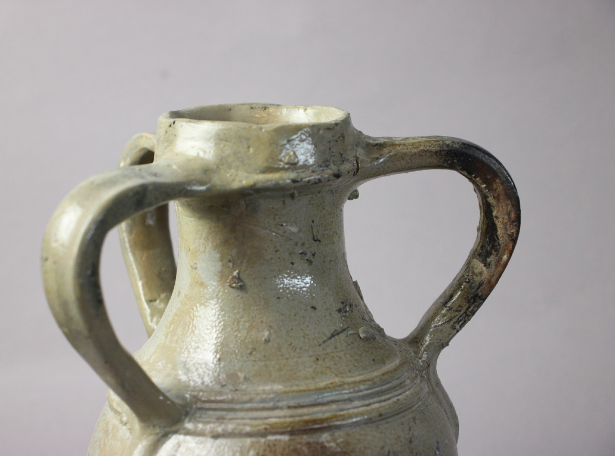 Medieval Three-handled Jug From Raeren-photo-3