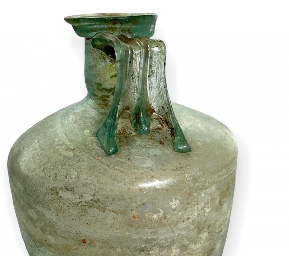 Cylindrical Bottle In Roman Glass 1st Century Ad-photo-2