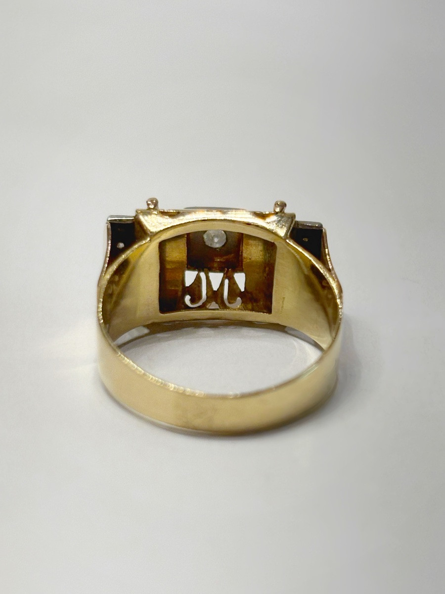 Bague tank or 1940-1950-photo-3
