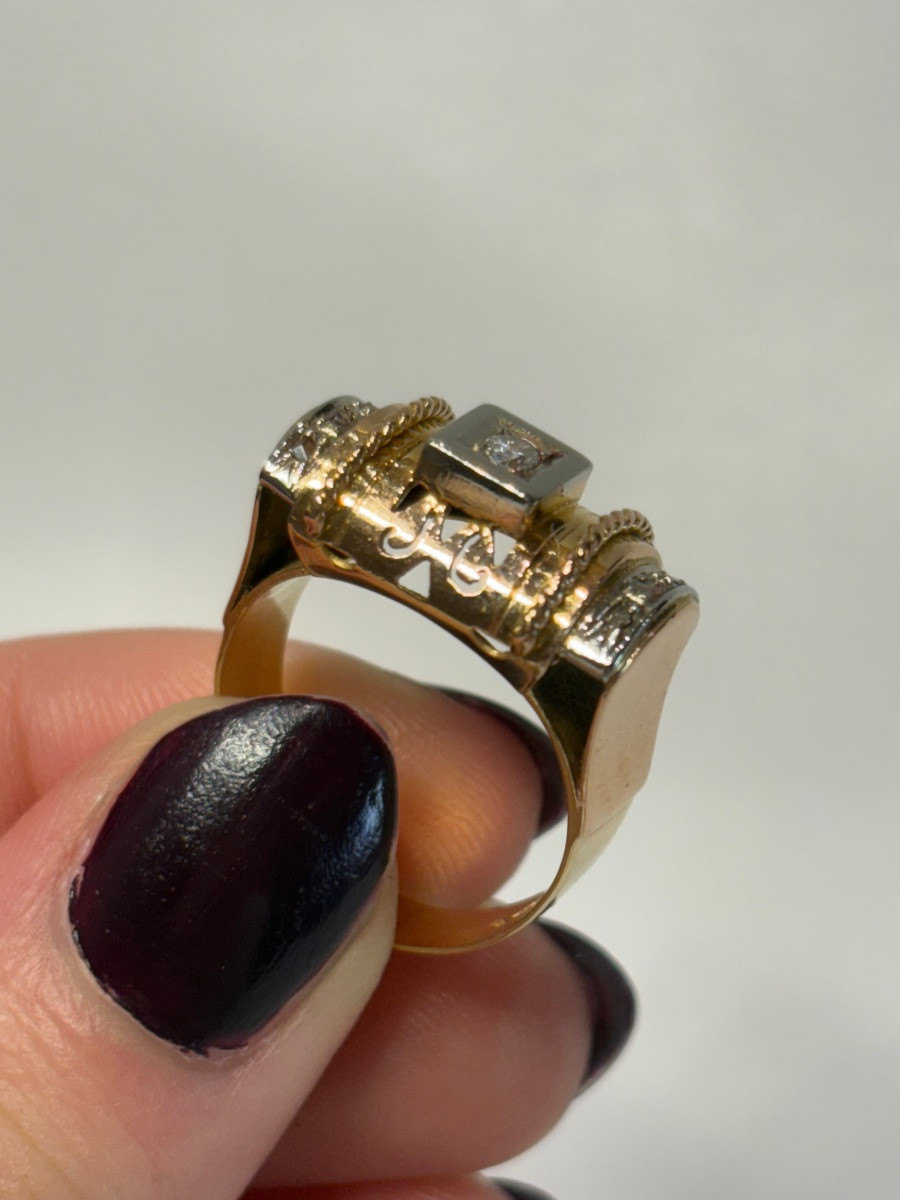 Bague tank or 1940-1950-photo-1