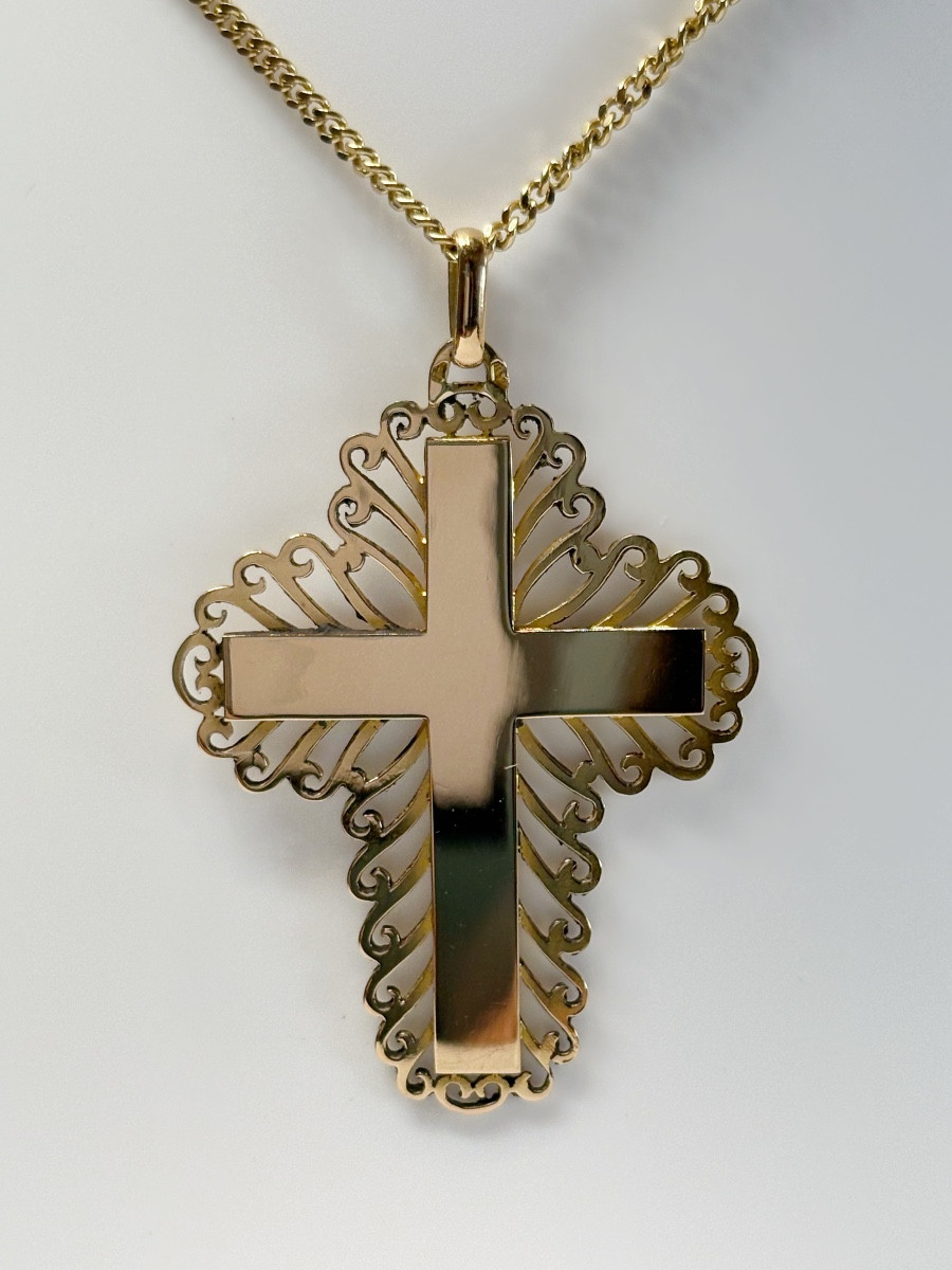 Croix or motifs ajourés -photo-1