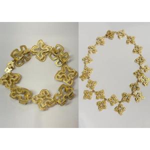 Parure Chaumet moderniste en or