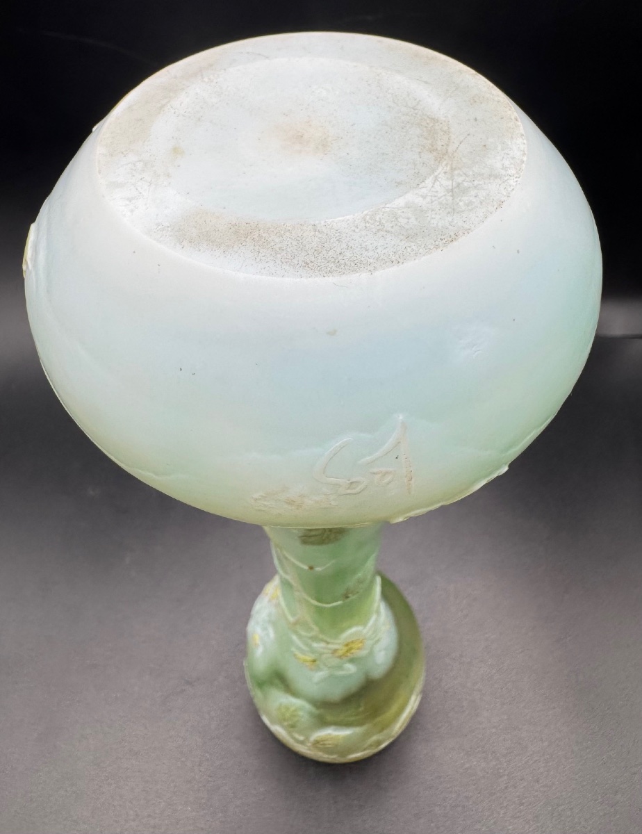 François Théodore LEGRAS - Vase à décor de fleurs de pommier-photo-4