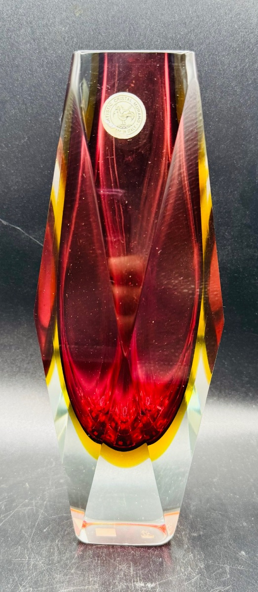 MURANO Vase sommerso attribué à Flavio Poli