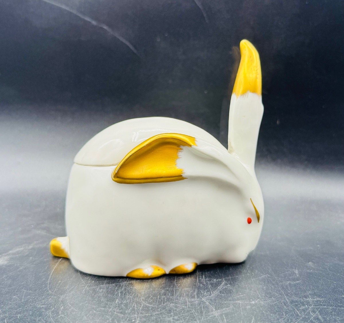 E M SANDOZ et Th HAVILAND à Limoges - Bonbonnière lapin