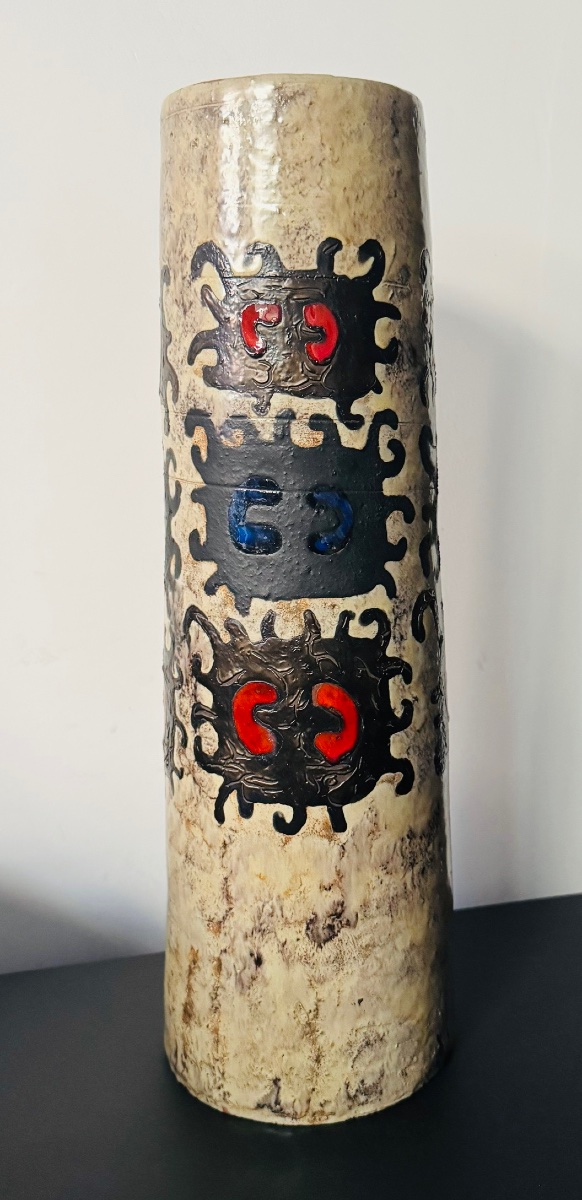 AMPHORA - PERIGNEM - VANDEWEGHE - Vase céramique émaillé - Belgique