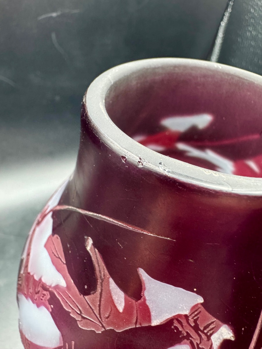 D'ARGENTAL - Paul NICOLAS - Vase feuilles de chêne et glands-photo-8