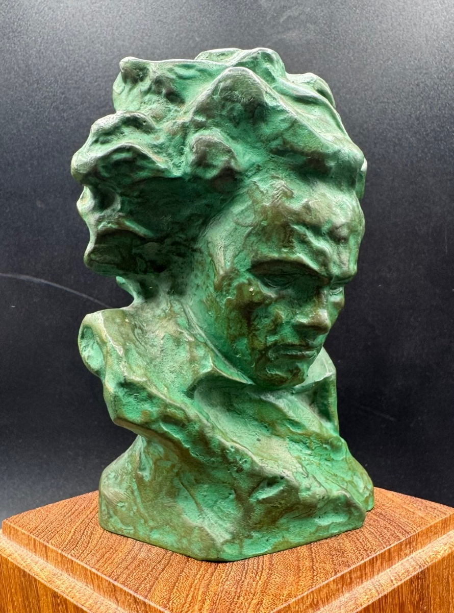 Ugo CIPRIANI - Buste Bronze Beethoven-photo-2