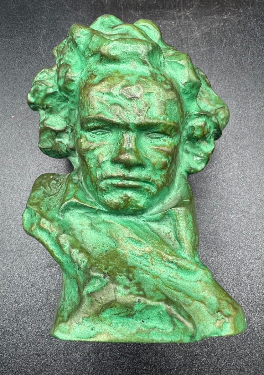 Ugo CIPRIANI - Buste Bronze Beethoven-photo-4