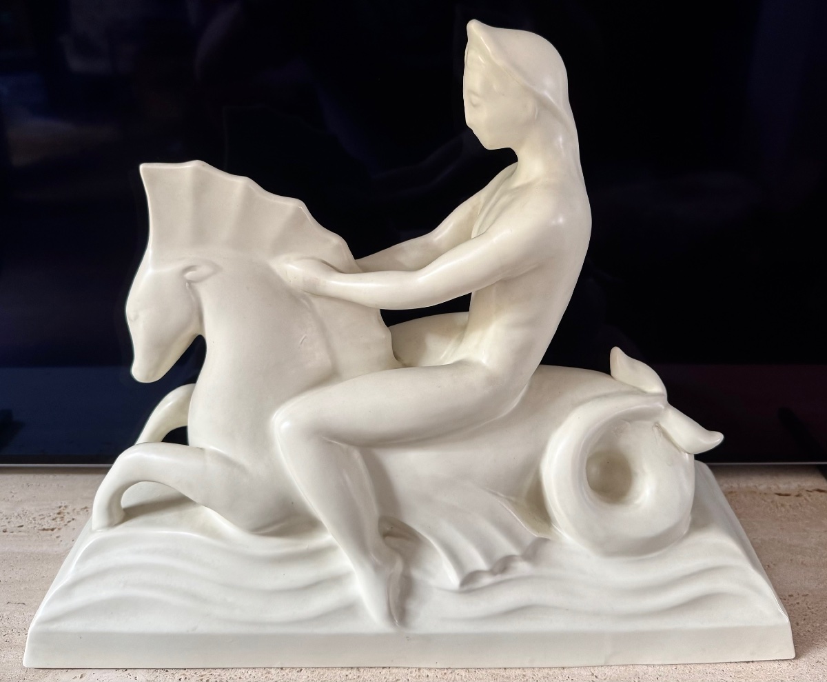 Charles Catteau - Boch Frères Kéramis - Ceramic Sculpture-photo-2