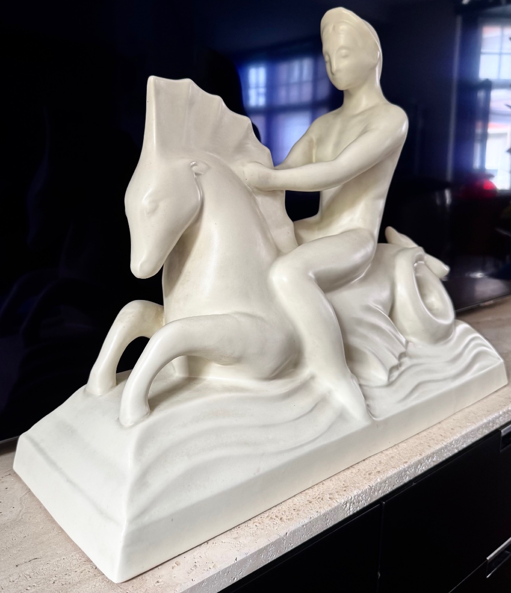 Charles Catteau - Boch Frères Kéramis - Ceramic Sculpture-photo-3