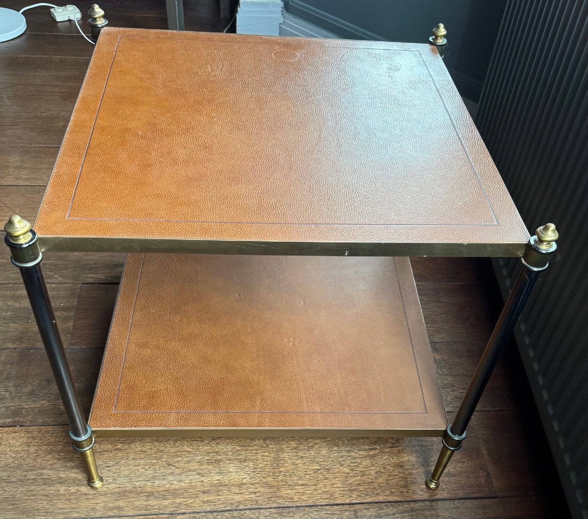 Maison Baguès Paris - Metal And Leather Coffee Table