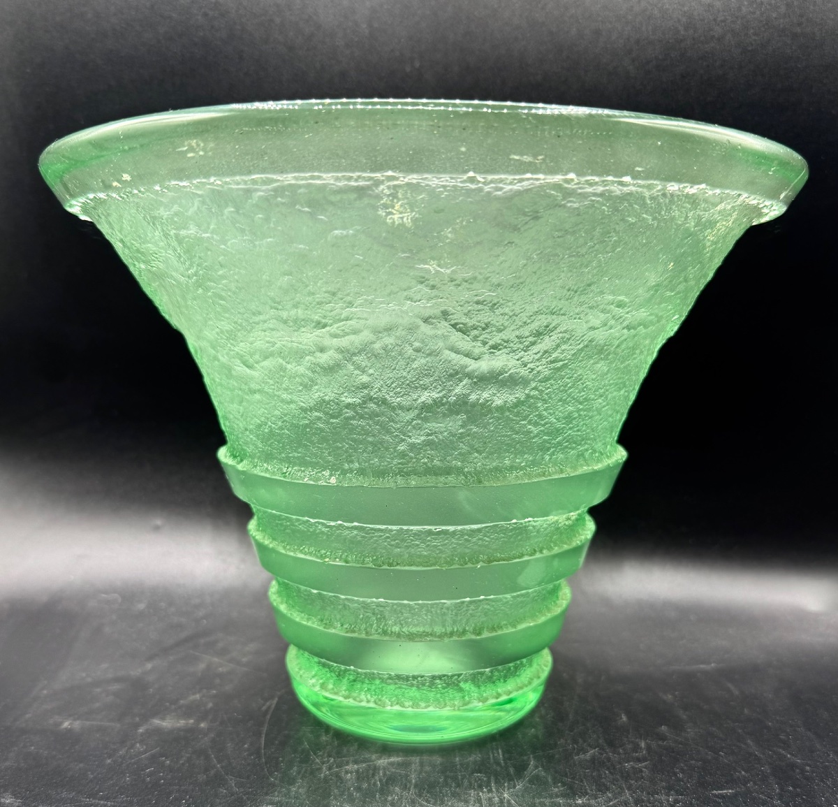 DAUM NANCY FRANCE - Gros vase d'époque Art Déco 
