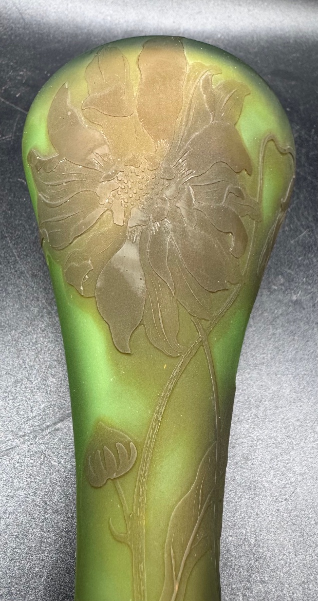 émile Gallé, Nancy—art Nouveau-era Vase—japonist Signature-photo-2