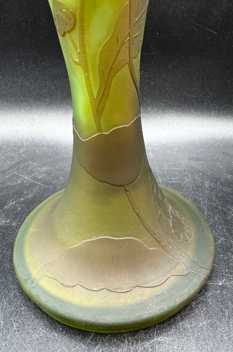 émile Gallé, Nancy—art Nouveau-era Vase—japonist Signature-photo-1