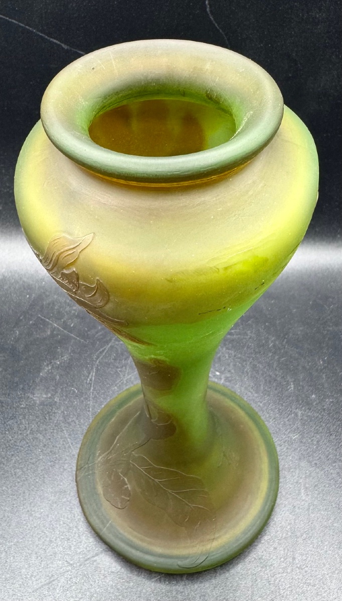 émile Gallé, Nancy—art Nouveau-era Vase—japonist Signature-photo-3