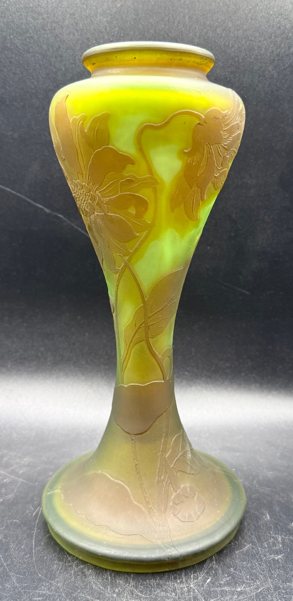 émile Gallé, Nancy—art Nouveau-era Vase—japonist Signature