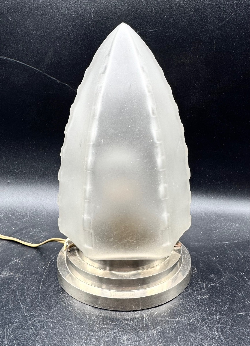 GENET & MICHON Paris - Lampe veilleuse d'époque Art Déco
