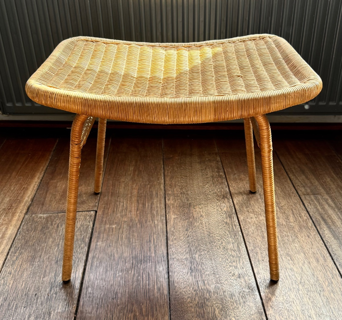 Joseph André Motte - Rattan Stool / Ottoman