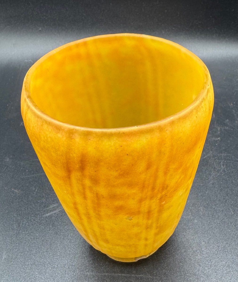 Daum Nancy - Art Nouveau Tulip In Multilayered Glass-photo-4