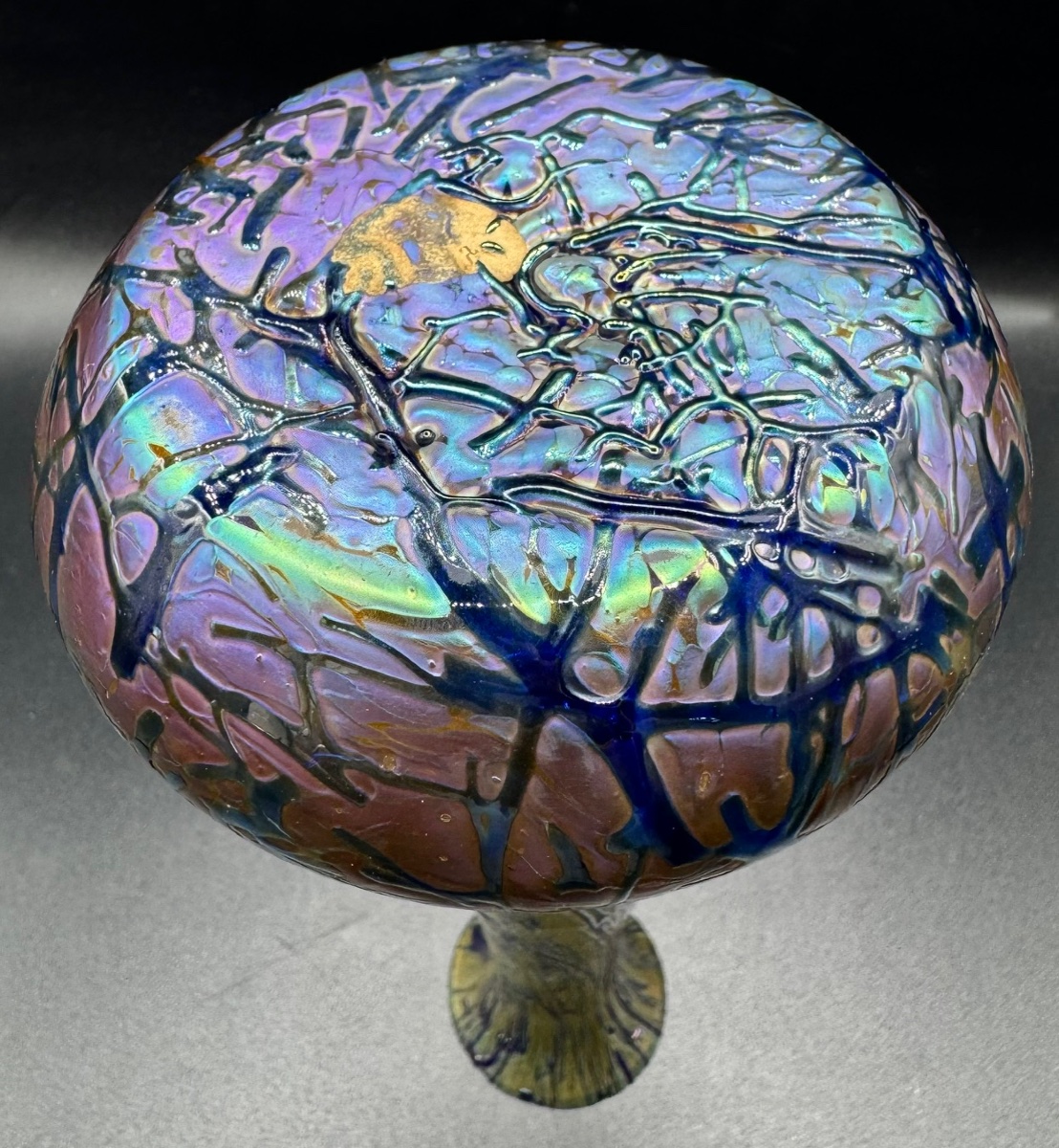 Vase Art Nouveau verrerie de Bohème Attribué à Fritz HECKERT-photo-2
