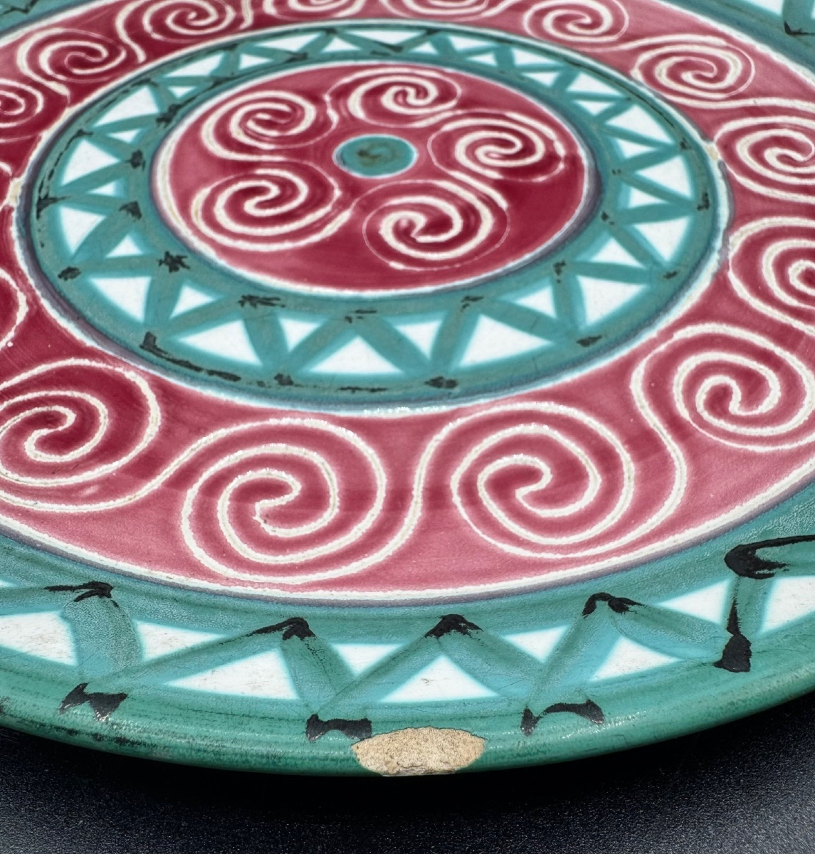 Robert Picault, Vallauris—glazed Ceramic Dish, Circa 1950–60-photo-2