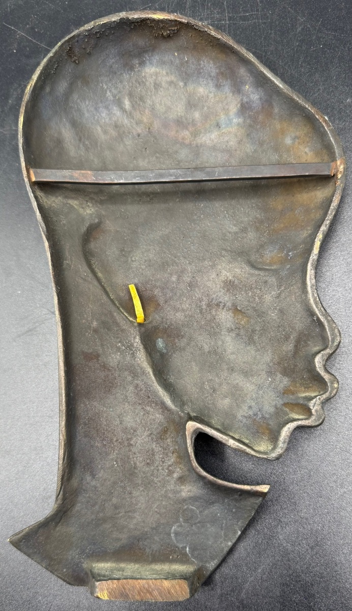 Sculpture Bronze - bas relief - Africaine - style Hagenauer-photo-2