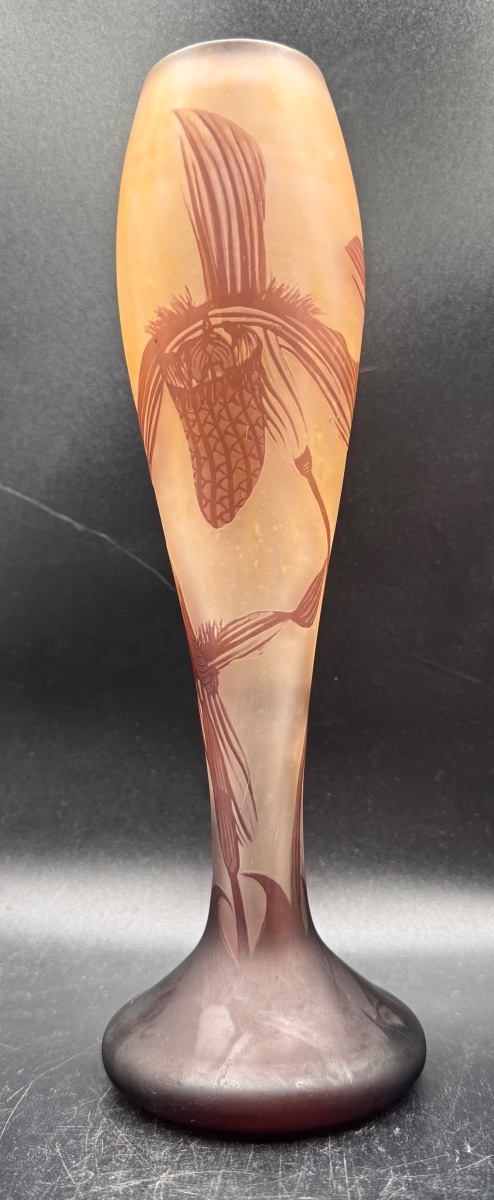 Richard - Loetz - Multilayer Glass Vase With Floral Design-photo-2
