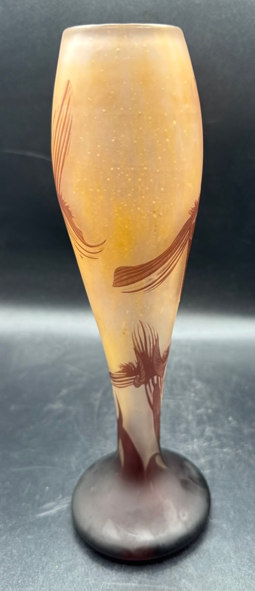 Richard - Loetz - Multilayer Glass Vase With Floral Design-photo-5